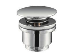 Chrome - sink drain, push up, Chrome finish