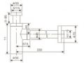 Chrome brass basin trap