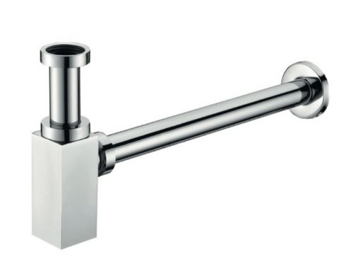 Square Brass Sink Sink - Chrome
