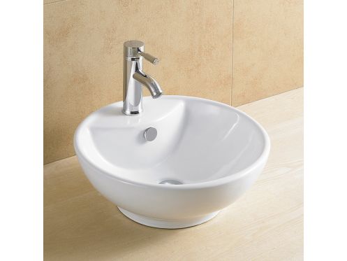 Washbasin � 450 mm, white ceramic - ELEGANCE