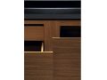 Custom bathroom cabinet, integrated handle, height 20 cm, lacquered finish - EL CONCEPTO