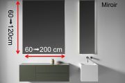 Mirror, for bathroom cabinet, custom made - MIRROR