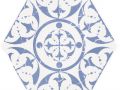MARRAKECH MOSAIC 15x15 cm - Hexagonal floor and wall tiles, oriental style, Moorish