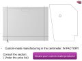 Shower tray, design front drain - ELIT