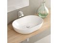 Washbasin, 600 x 400 mm, in white ceramic - MONACO 60