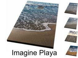 Shower tray, decorated with a personalized image - IMAGINE PLAYA