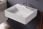 Washbasin 420 x 500 mm, ceramic, wall-hung - SIL