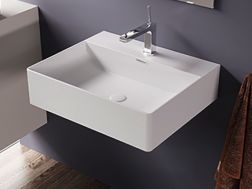 Washbasin 420 x 500 mm, ceramic, wall-hung - SIL
