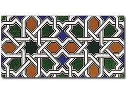 NERJA 14x28 cm - wall tile, in the Oriental style.