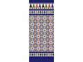 CORDOBA 14x28 cm - wall tile, in the Oriental style.