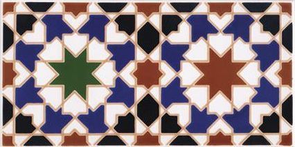 CORDOBA 14x28 cm - wall tile, in the Oriental style.