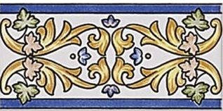 CENEFA L-29-A 10 x 20 cm, wall tiles, Oriental style.