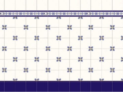 MANACOR 20x20 cm - wall tile, in the Oriental style.