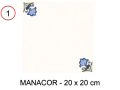 MANACOR 20x20 cm - wall tile, in the Oriental style.