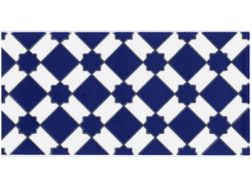 M 13 AZUL 15x20 cm - wall tile, in the Oriental style.