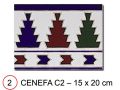 M 2 MIX 15x20 cm - wall tile, in the Oriental style.