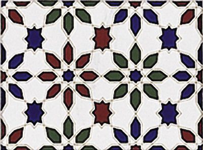 M 2 MIX 15x20 cm - wall tile, in the Oriental style.