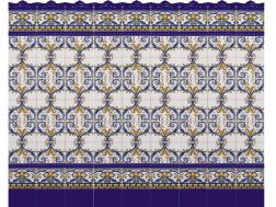 LUCENA 15x20 cm - wall tile, in the Oriental style.