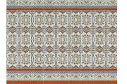 EVORA MARRON 15x20 cm - wall tile, in the Oriental style.