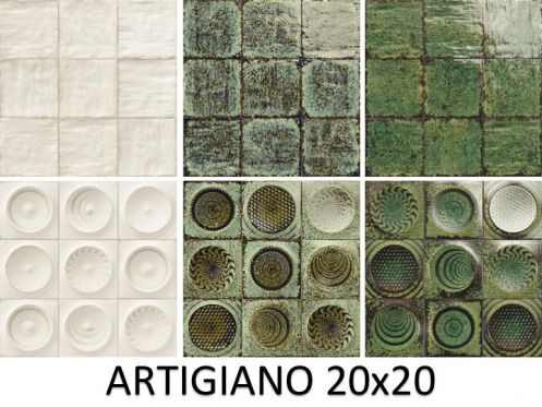 ARTIGIANO 20x20 cm - wall tile, Andalusian style.