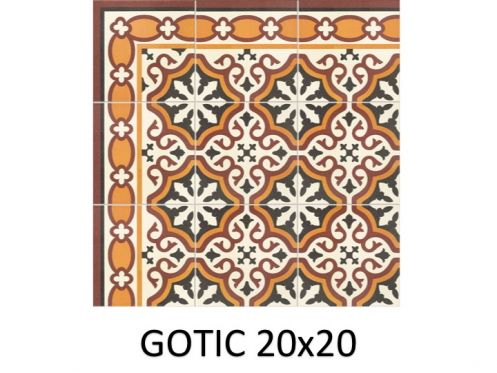 GOTIC 20x20 - Tiles, cement tile look - MAINZU