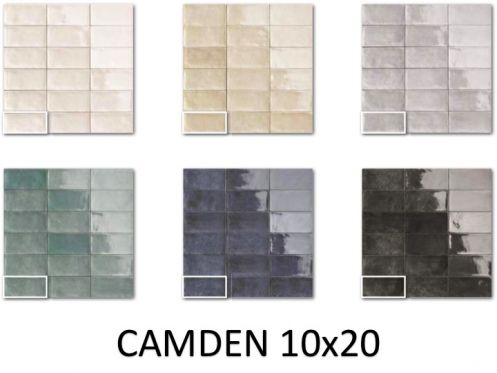 CAMDEN 10x20 cm - wall tile, zellige style.