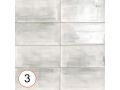 AQUAREL 15x30 cm - wall tiles, inspired by faded shades with a brushstroke.