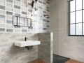 AQUAREL 15x30 cm - wall tiles, inspired by faded shades with a brushstroke.