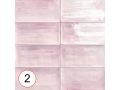 AQUAREL 15x30 cm - wall tiles, inspired by faded shades with a brushstroke.