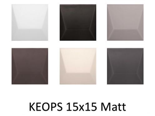 KEOPS 15x15 - 3D wall relief tile