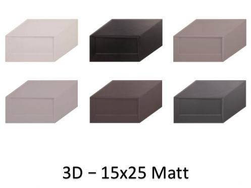 3D Hexogo 15x25 - Wall tile, Hexagonal, 3D relief