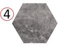 MARMOL 14x16 and 7x30 cm - Hexagonal and chevron tiles, marble effect