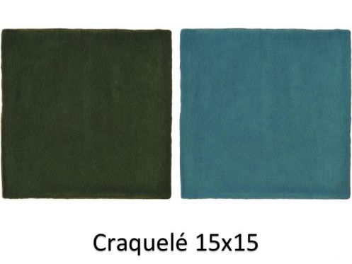 Craquele 15x15 cm - Wall tile, Moroccan style Zellig.