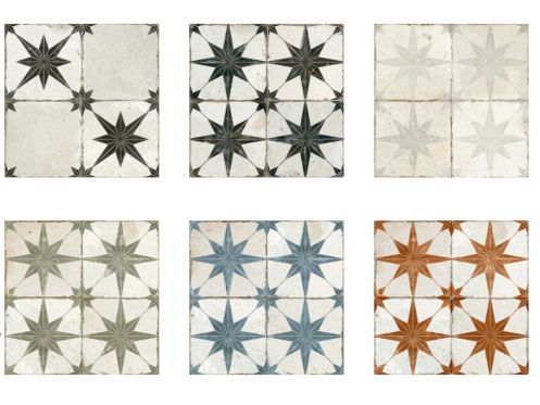 FS STAR 45x45 - Tiles with an old look.