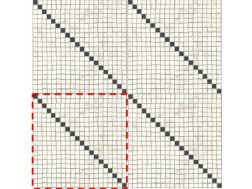 FARO WHITE 15x15 cm  - Floor tiles, old mosaic look.
