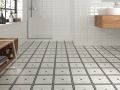 PORTO WHITE 15x15 cm  - Floor tiles, old mosaic look.