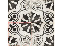 IRUELA BLACK 15x15 cm - Floor tiles, classic patterns