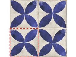 DAROCA BLUE 15x15 cm - Floor tiles, classic patterns