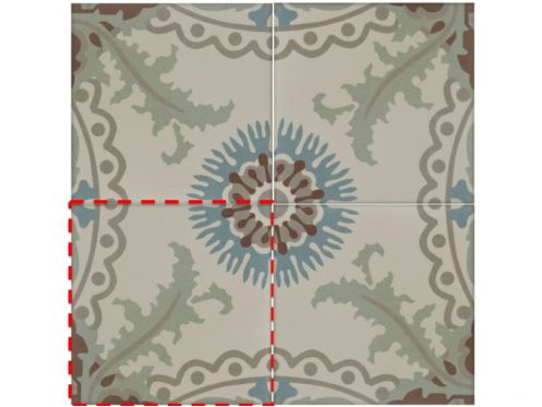 ANTONET 20x20 - Floor tiles, cement tile look