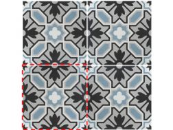 EMILE 20x20 - Floor tiles, cement tile look