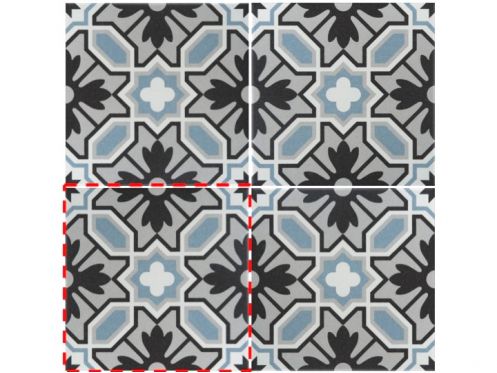 EMILE 20x20 - Floor tiles, cement tile look