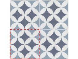 GILLES OCEAN 20x20 - Floor tiles, cement tile look