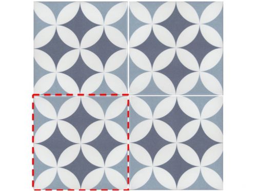 GILLES OCEAN 20x20 - Floor tiles, cement tile look