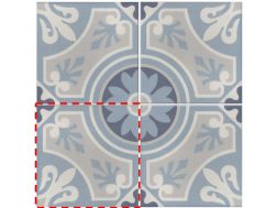 LILOU OCEAN 20x20 - Floor tiles, cement tile look