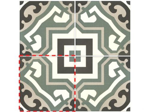 ROMEE 20x20 - Floor tiles, cement tile look