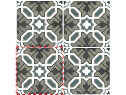 ANCOLIE 15x15 cm - Floor tiles, cement tile look