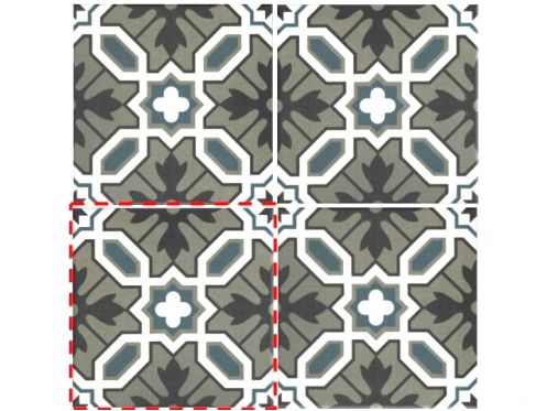 ANCOLIE 15x15 cm - Floor tiles, cement tile look
