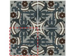 IRIS 15x15 cm - Floor tiles, cement tile look