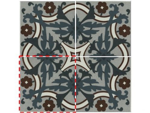 IRIS 15x15 cm - Floor tiles, cement tile look