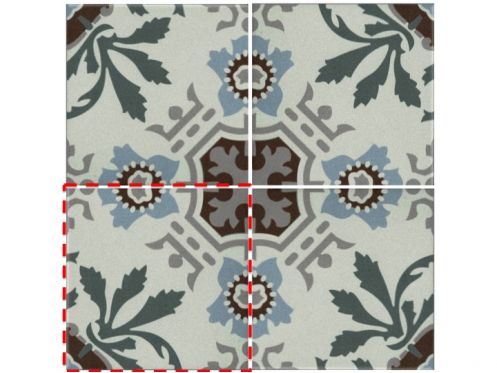 JASMIN 15x15 cm - Floor tiles, cement tile look